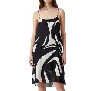 LAUNDRY BY DESIGN Flowy Silk Tent Dress